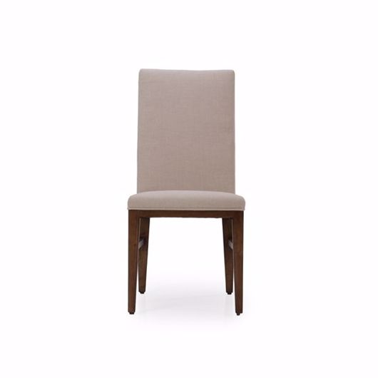 Picture of MAXWELL FABRIC CHESTNUT SIDE CHAIR