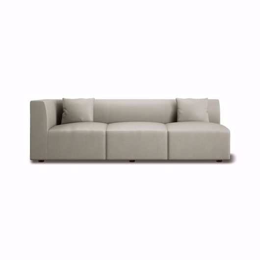 Picture of HILBERT 97" LEATHER LEFT ARM SOFA