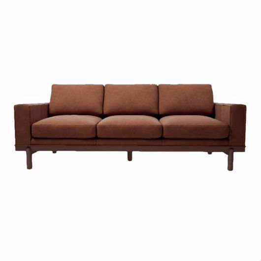 Picture of CANTOR 84" LEATHER SOFA