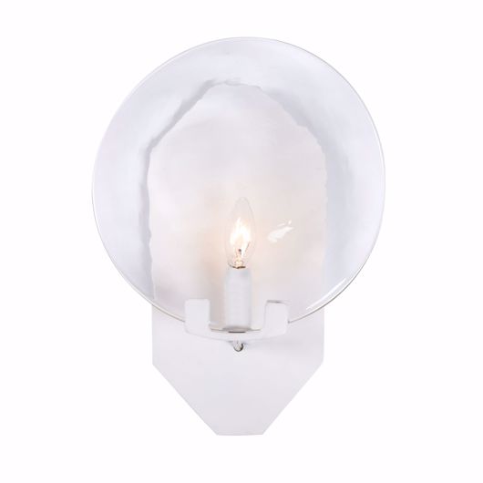 Picture of EMMA SCONCE WHITE IN CLEAR