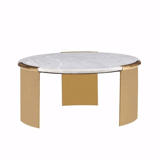 Picture of CHLOE MEDIUM MARBLE TOP COCKTAIL TABLE